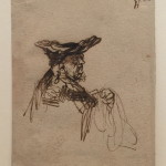 Rembrandt, Bust of Elderly Man with a Flat Cap
