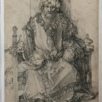 Durer, An Oriental Ruler Seated in his Throne